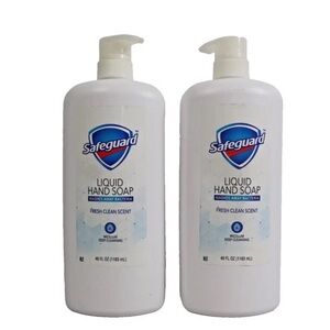 2 PACK Safeguard Liquid Hand Soap Micellar Deep Cleansing 40oz Fresh Clean Scent